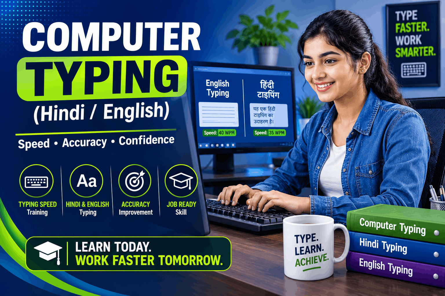 Computer Typing (Hindi:English)